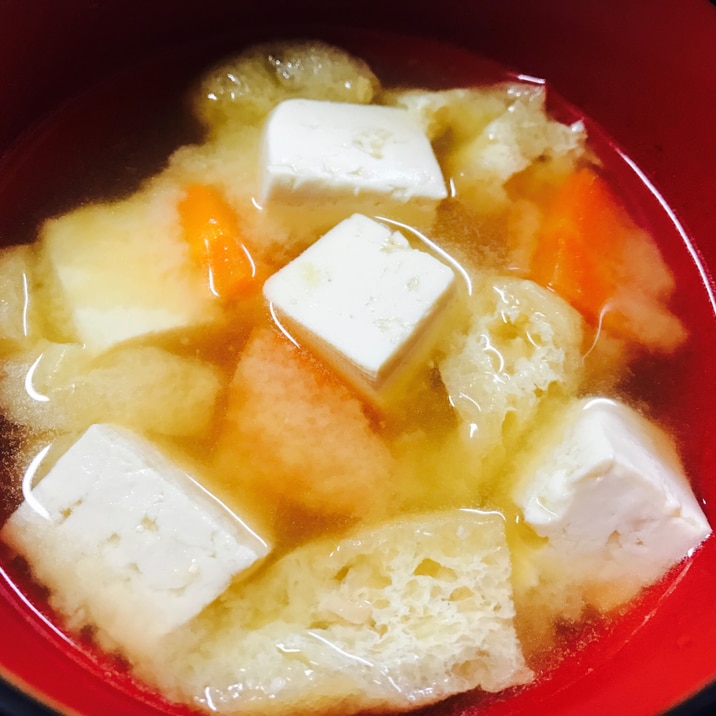 人参 油揚げ 豆腐の味噌汁 レシピ 作り方 By たかまさ 楽天レシピ 人参 油揚げ 豆腐の味噌汁 レシピ 作り方 By たかまさ 楽天レシピ